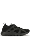 Ermenegildo Zegna Low-top Mesh Sneakers In Black