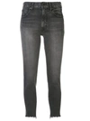 Moussy Vintage Westcliffe High Waist Skinny Jeans In Light Black