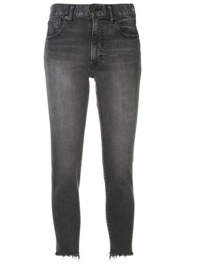 Moussy Vintage Westcliffe High Waist Skinny Jeans In Black