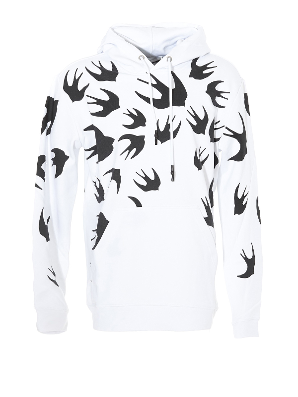 alexander mcqueen hoodie white