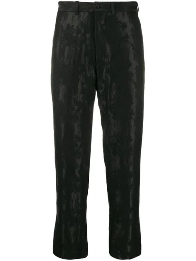 Ann Demeulemeester Straight-leg Trousers In Black