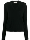 Laneus V-neck Sweater In Black