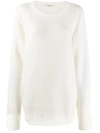 The Row Oversized Fit Jumper In White