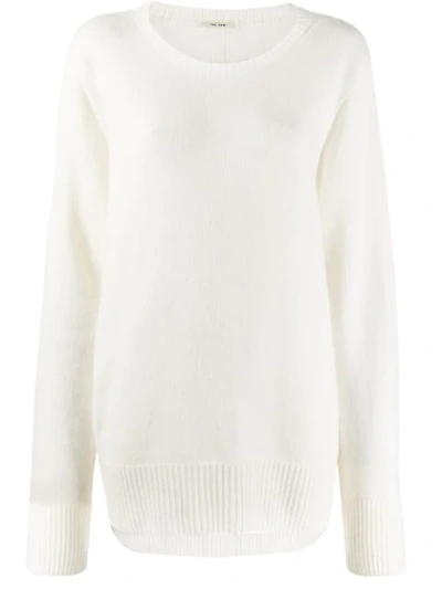 The Row Oversized Fit Jumper In White
