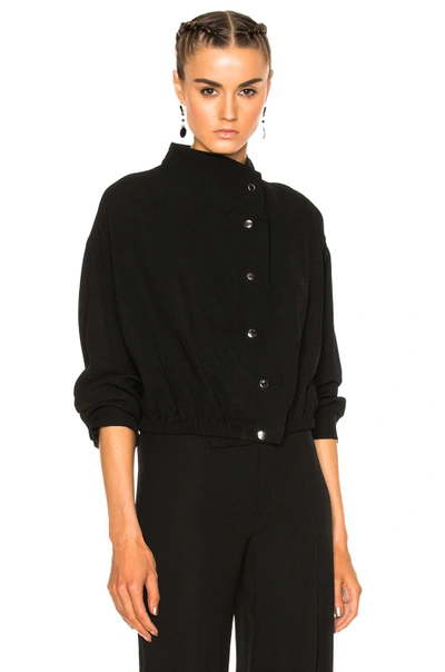 Isabel Marant Lynton Wool-blend Jacket In Black