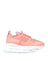 Versace Chain Reaction Sneakers In Pink