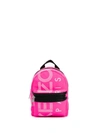 Kenzo Mini Logo Print Backpack In Pink