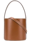 Staud Bissett Leather Bucket Bag - Brown