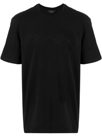 Ermenegildo Zegna Printed Cotton T-shirt In Black
