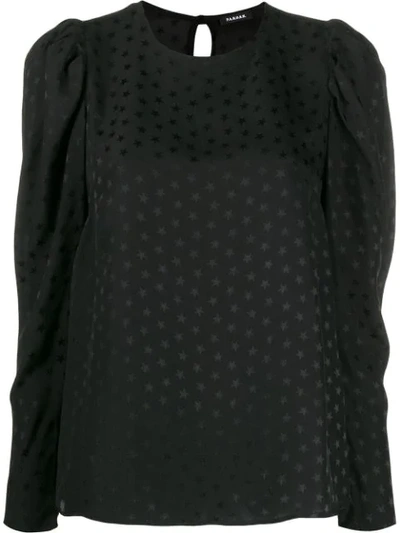 P.a.r.o.s.h Star Print Blouse In Black