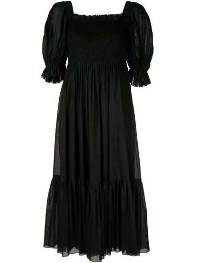 Karen Walker Altitude Midi Dress In Black