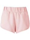 Andrea Bogosian Panama Embellished Shorts In Pink