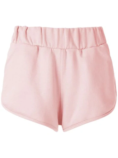Andrea Bogosian Panama Embellished Shorts In Pink