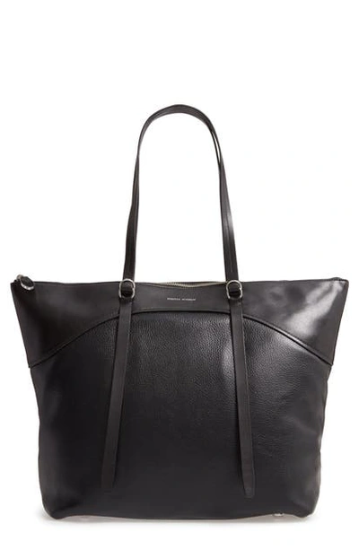 Rebecca Minkoff Signature Leather Tote In Black