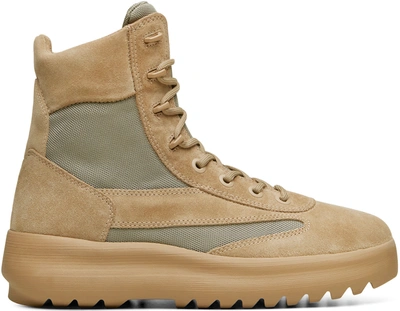Pre-owned Yeezy  Canvas Boot Season 5 Taupe