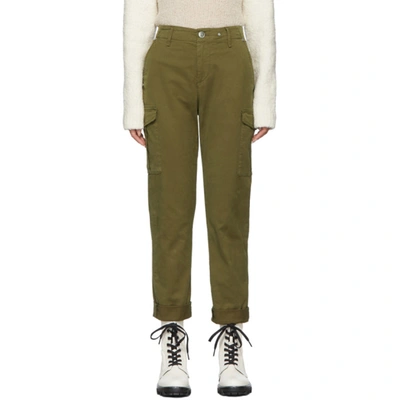 Rag & Bone Rag And Bone Khaki Buckley Chino Cargo Trousers In Olive