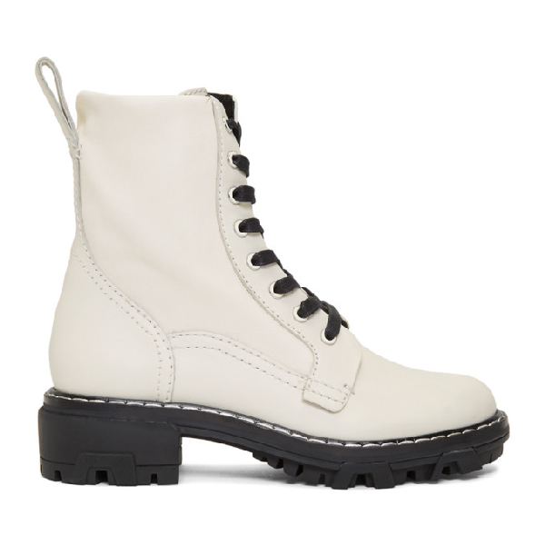 rag and bone shiloh zip boot white