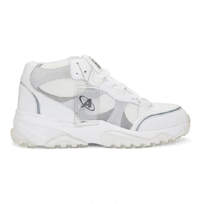 Axel Arigato Ssense Exclusive White Catfish High Top Sneakers