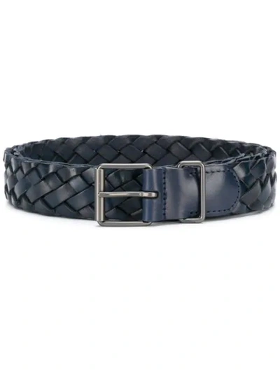Anderson's Woven Style Belt In Blue
