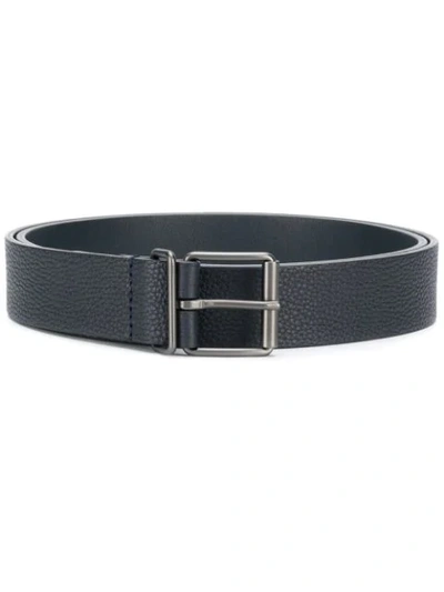 Anderson's Grained Style Belt In Blue
