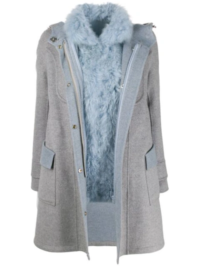 Cara Mila Aura Coat Set In Grey