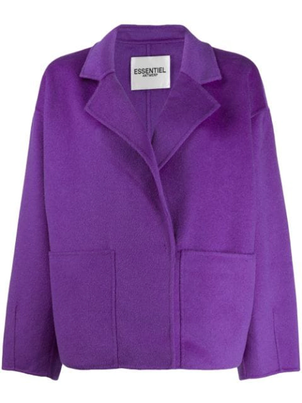 Essentiel Antwerp Taria Coat In Purple ModeSens