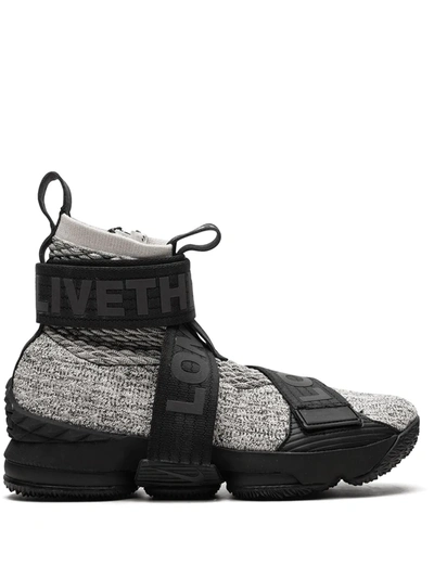 Nike Lebron 15 Lif Sneakers In Grey