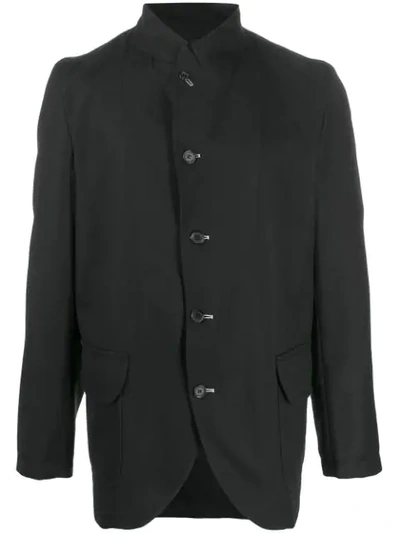 Comme Des Garçons Shirt Contrast Stitch Blazer In Black