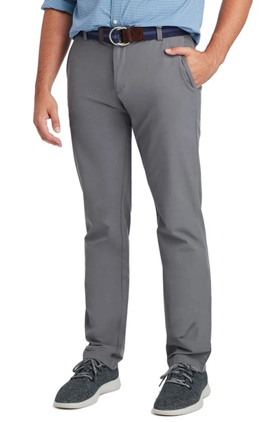 Vineyard Vines On-the-go Slim Fit Performance Pants In Grey Harbor