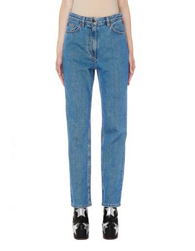 The Row Charlee High Rise Jeans In Blue