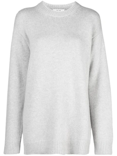 The Row Crewneck Wool & Cashmere-blend Sweater In White