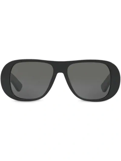 Alexa Chung X Sunglass Hut Curved Frames Sunglasses In Grey
