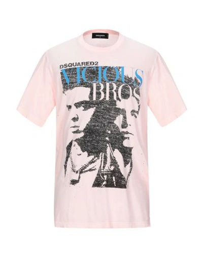 Dsquared2 T-shirts In Pink