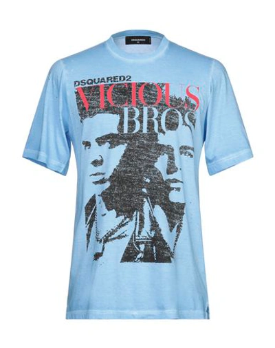 Dsquared2 T-shirts In Blue