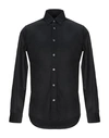 Grey Daniele Alessandrini Shirts In Black