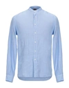 Aspesi Linen Shirt In Sky Blue