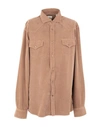 Brunello Cucinelli Solid Color Shirt In Khaki