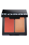 Kosas Color & Light: Crème Cream Blush & Highlighter Duo Velvet Melon High Intensity 0.32 oz/ 9 G