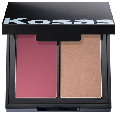Kosas Color & Light: Crème Cream Blush & Highlighter Duo 8th Muse 0.32 oz/ 9 G