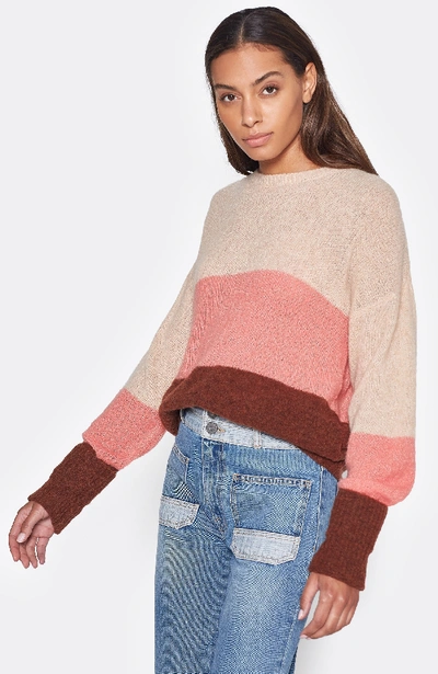Joie Morgen Colorblock Wool Blend Sweater In Autumn