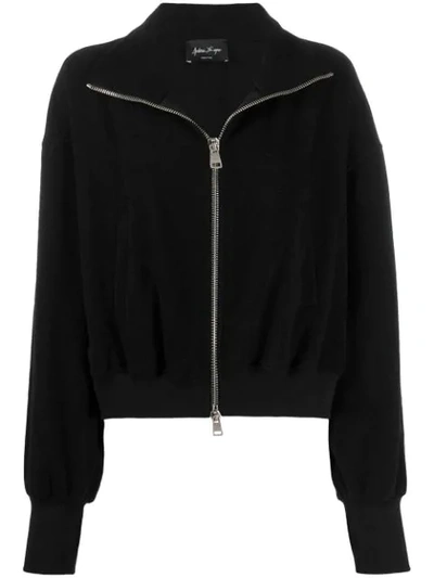 Andrea Ya'aqov Zipped Bomber Jacket In Black