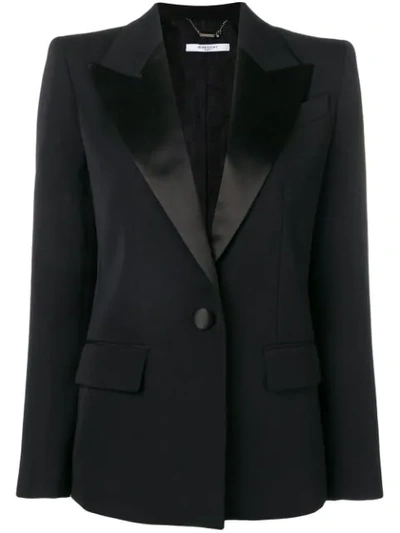 Givenchy Structured Shoulder Blazer In Black