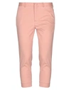 Pt01 Cropped Pants & Culottes In Salmon Pink