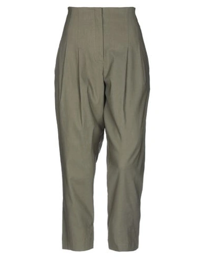 A.l.c Casual Pants In Military Green