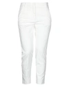 Pinko Pants In Silk White