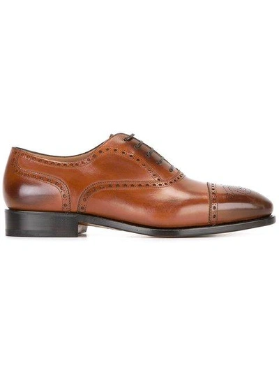 Ferragamo Salvatore  Classic Brogues - Brown