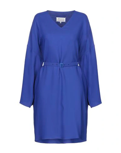 Maison Margiela Short Dresses In Blue