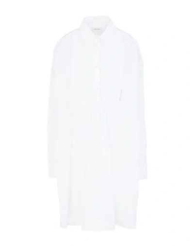 Wood Wood Greta Long Cotton-poplin Shirt In White