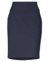 Peserico Knee Length Skirts In Dark Blue