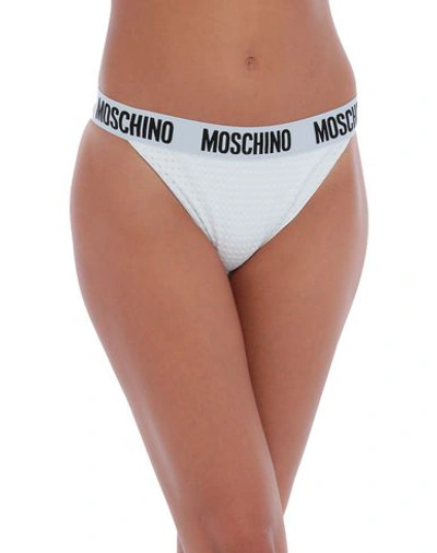 Moschino Bikini Bottoms In White